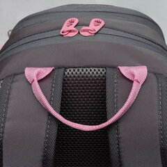 Рюкзак GRIZZLY школьный, анатомическая спинка, 2 отделения, для девочек, FRIENDS CATS, 38&times;28&times;18 см, RG-463-6/<wbr/>2