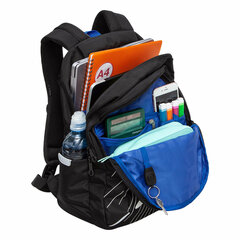 Рюкзак GRIZZLY школьный, анатомическая спинка, 3 отделения, для мальчиков, SPACE, 40&times;27&times;20 см, RB-452-2/<wbr/>1