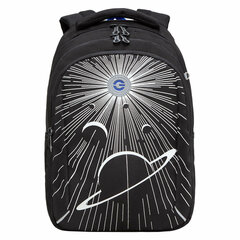 Рюкзак GRIZZLY школьный, анатомическая спинка, 3 отделения, для мальчиков, SPACE, 40&times;27&times;20 см, RB-452-2/<wbr/>1