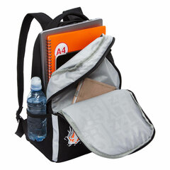 Рюкзак GRIZZLY школьный, жесткая спинка, 2 отделения, для мальчиков, FIRE DRAGON, 38&times;29&times;16 см, RB-451-5/<wbr/>1