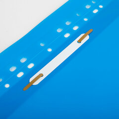 Скоросшиватель пластиковый с перфорацией BRAUBERG EXTRA, А4, 140/<wbr/>180 мкм, синий, 272895