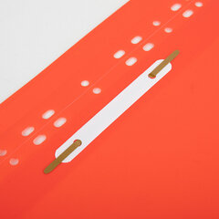 Скоросшиватель пластиковый с перфорацией BRAUBERG EXTRA, А4, 140/<wbr/>180 мкм, красный, 272898