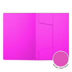 Папка на резинках ERICH KRAUSE &laquo;Matt Neon&raquo;, до 300 листов, ассорти, 600 мкм, 50388