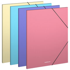 Папка на резинках ERICH KRAUSE &laquo;Diagonal Pastel&raquo;, до 300 листов, ассорти, 600 мкм, 50400