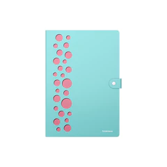 Папка-органайзер на кнопке 4 отделения, ERICH KRAUSE &laquo;Diagonal Pastel&raquo;, 600 мкм, до 150 л., А4, ассорти, 61211