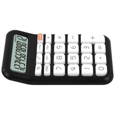 Калькулятор настольный BRAUBERG KW-500-BK (93&times;148 мм), 3D-кнопки, 12 разрядов, черный, 272954