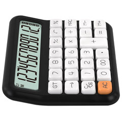 Калькулятор настольный BRAUBERG KW-1000-BK (152&times;132 мм), 3D-кнопки, 12 разрядов, черный, 272956
