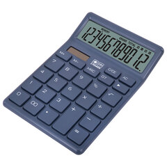 Калькулятор настольный BRAUBERG CH-12-BU (153&times;103 мм), 12 разрядов, двойное питание, синий, 272959