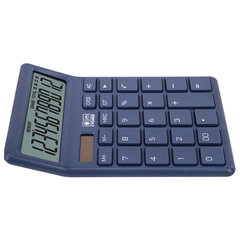 Калькулятор настольный BRAUBERG CH-12-BU (153&times;103 мм), 12 разрядов, двойное питание, синий, 272959