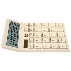 Калькулятор настольный BRAUBERG CH-12-BG (153&times;103 мм), 12 разрядов, двойное питание, бежевый, 272960