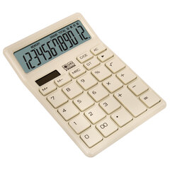 Калькулятор настольный BRAUBERG CH-12-BG (153&times;103 мм), 12 разрядов, двойное питание, бежевый, 272960