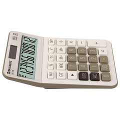 Калькулятор настольный BRAUBERG DC-118-BG (175&times;126 мм), 12 разрядов, двойное питание, бежевый, 272963