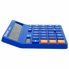 Калькулятор настольный BRAUBERG DIGITAL-12-BL (151&times;152 мм), 12 разрядов, двойное питание, СИНИЙ, 272969
