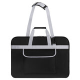 Сумка для художника СУПЕР РАЗМЕР А2+ (62 см х 45 см), чёрная, накладной карман, BRAUBERG ART CLASSIC, 272986