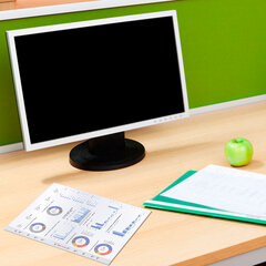 Папки-файлы перфорированные А4 BRAUBERG &laquo;PREMIUM&raquo;, КОМПЛЕКТ 100 шт., гладкие, 40 мкм, 273007