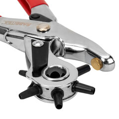 Дырокол пробойник-просекатель для кожи, картона и ткани, диаметры 2,5-5 мм, RABBITEX (РАББИТЕКС), 273013