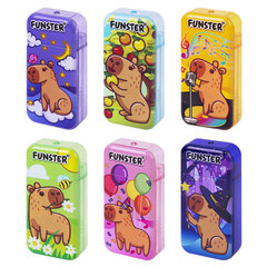 Корректирующая лента FUNSTER (ФАНСТЕР) &laquo;КАПИБАРЫ&raquo;, 5 мм х 5 м, КОМПЛЕКТ 6 штук, пенал с zip-замком, 273021