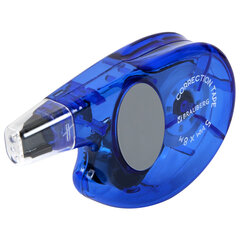 Корректирующая лента BRAUBERG &laquo;Bomb&raquo;, 5 мм х 8 м, корпус темно-синий с резиновой вставкой, 273024