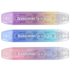 Корректирующая лента двусторонняя BRAUBERG &laquo;GRADE PASTEL&raquo;, 5 мм x 10 м, КОМПЛЕКТ 3 штук, 273026