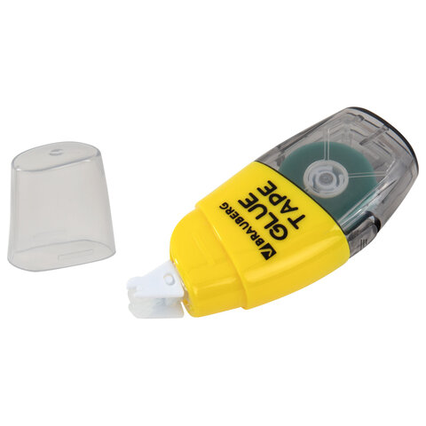 Клей-лента BRAUBERG SPECIAL, 6 мм х 8 м, корпус жёлтый, блистер, 273028 - фото 3