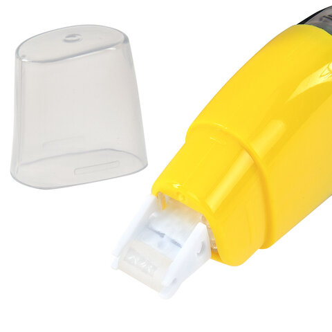 Клей-лента BRAUBERG SPECIAL, 6 мм х 8 м, корпус жёлтый, блистер, 273028 - фото 4