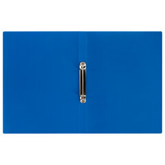 Папка на 2 кольцах А4 BRAUBERG UNIVERSAL, 25 мм, синяя, до 170 листов, 0,5 мм, 273030