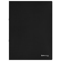 Папка на 2 кольцах А4 BRAUBERG UNIVERSAL, 25 мм, черная, до 170 листов, 0,5 мм, 273031