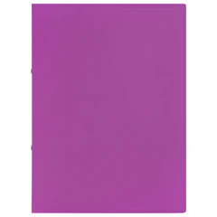 Папка на 2 кольцах А4 BRAUBERG PIXEL, 25 мм, фиолетовая, до 170 листов, 0,5 мм, 273035