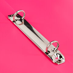 Папка на 2 кольцах А4 BRAUBERG PIXEL, 25 мм, маджента, до 170 листов, 0,5 мм, 273036