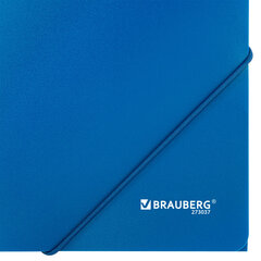 Папка на резинках А4 BRAUBERG UNIVERSAL, синяя, до 300 листов, 0,5 мм, 273037