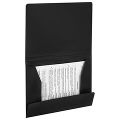 Папка на резинках А4 BRAUBERG UNIVERSAL, черная, до 300 листов, 0,5 мм, 273038