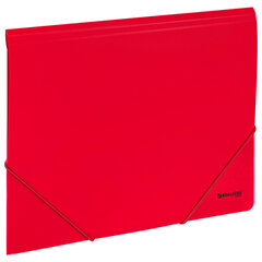 Изображение товара Папка на резинках А4 BRAUBERG UNIVERSAL, красная, до 300 листов, 0,5 мм, 273039