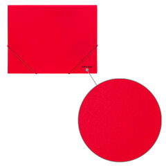 Папка на резинках А4 BRAUBERG UNIVERSAL, красная, до 300 листов, 0,5 мм, 273039