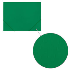 Папка на резинках А4 BRAUBERG PIXEL, темно-зеленая, до 300 листов, 0,5 мм, 273040