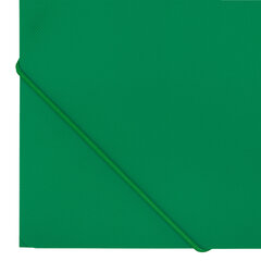 Папка на резинках А4 BRAUBERG PIXEL, темно-зеленая, до 300 листов, 0,5 мм, 273040