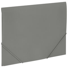 Изображение товара Папка на резинках А4 BRAUBERG PIXEL серого цвета до 300 листов