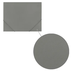 Папка на резинках А4 BRAUBERG PIXEL, серая, до 300 листов, 0,5 мм, 273041