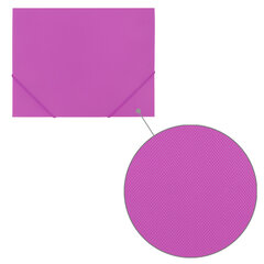 Папка на резинках А4 BRAUBERG PIXEL, фиолетовая, до 300 листов, 0,5 мм, 273042