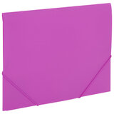 Папка на резинках А4 BRAUBERG PIXEL, фиолетовая, до 300 листов, 0,5 мм, 273042