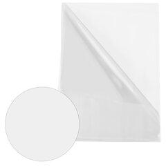 Папка-уголок жесткая А4 BRAUBERG UNIVERSAL, прозрачная, 0,15 мм, со штрихкодом, 273049