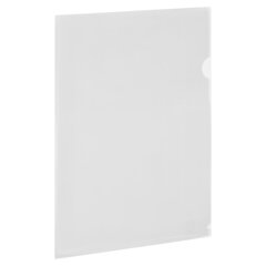 Изображение товара Папка-уголок жесткая А4 BRAUBERG UNIVERSAL, прозрачная, 0,15 мм, со штрихкодом, 273049