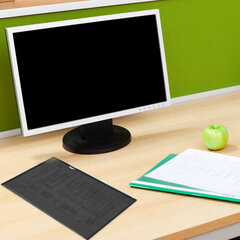 Папка-уголок жесткая прозрачная А4 BRAUBERG UNIVERSAL, черная, 0,15 мм, со штрихкодом, 273051