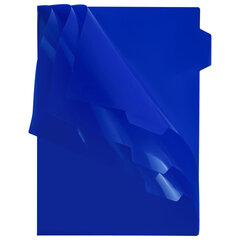 Папка-уголок 3 отделения, жесткая, непрозрачная, А4, BRAUBERG &laquo;SPECIAL&raquo;, синяя, 0,15 мм, 273063