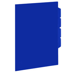 Изображение товара Папка-уголок 3 отделения, жесткая, непрозрачная, А4, BRAUBERG «SPECIAL», синяя, 0,15 мм, 273063