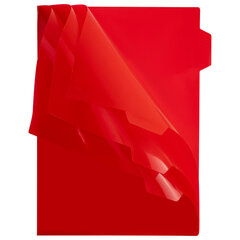 Папка-уголок 3 отделения, жесткая, непрозрачная, А4, BRAUBERG &laquo;SPECIAL&raquo;, красная, 0,15 мм, 273064