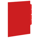 Папка-уголок 3 отделения, жесткая, непрозрачная, А4, BRAUBERG "SPECIAL", красная, 0,15 мм, 273064