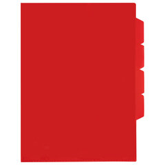 Папка-уголок 3 отделения, жесткая, непрозрачная, А4, BRAUBERG &laquo;SPECIAL&raquo;, красная, 0,15 мм, 273064