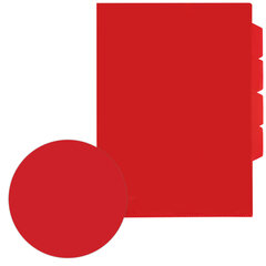 Папка-уголок 3 отделения, жесткая, непрозрачная, А4, BRAUBERG &laquo;SPECIAL&raquo;, красная, 0,15 мм, 273064