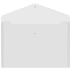 Папка-конверт с кнопкой А4, BRAUBERG &laquo;UNIVERSAL&raquo;, до 100 листов, прозрачная, 0,15 мм, 273070