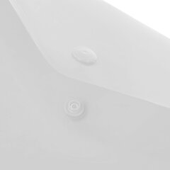 Папка-конверт с кнопкой А4, BRAUBERG &laquo;UNIVERSAL&raquo;, до 100 листов, вертикальная, прозрачная, 0,15 мм, 273075